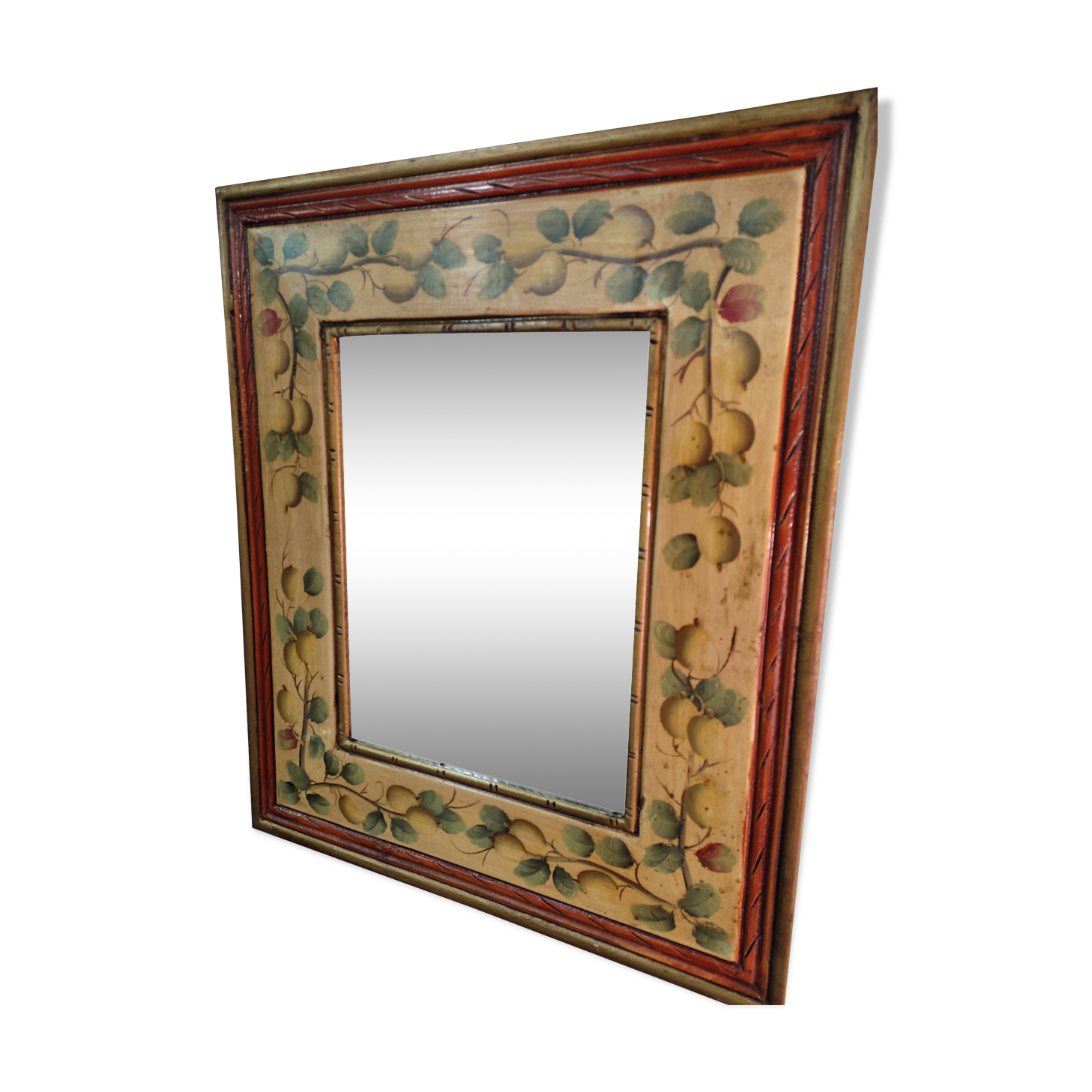 Miroir décor fruits | Selency