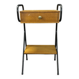 Vintage bedside table by Jacques Hitier – 1950s