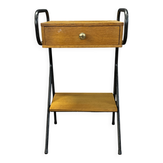 Vintage bedside table by Jacques Hitier – 1950s