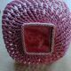 Woven ceramic basket