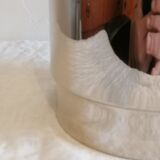 Design champagne bucket. chrome-plated steel