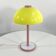 Lampe Postmoderne Rose et Jaune, 1980