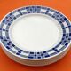 Suite de 6 assiettes plates  F.B Badonviller Fenal Frères Art Déco Années 1930-1940