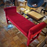 Vintage velvet bench