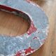 Vintage antique sign letter