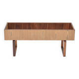 Elegant Danish Midcentury Wooden Planter Box