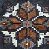 Jeté de lit ou plaid artisanal mexicain