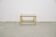 vintage gold & silver coffee table glass table top