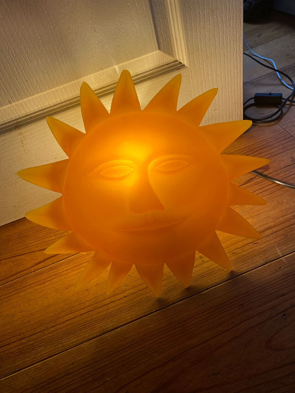 Sun wall lamp by jean-charles de castelbajac for brossier saderne & roset line, 90s.