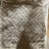 Hook bed cover with small squares