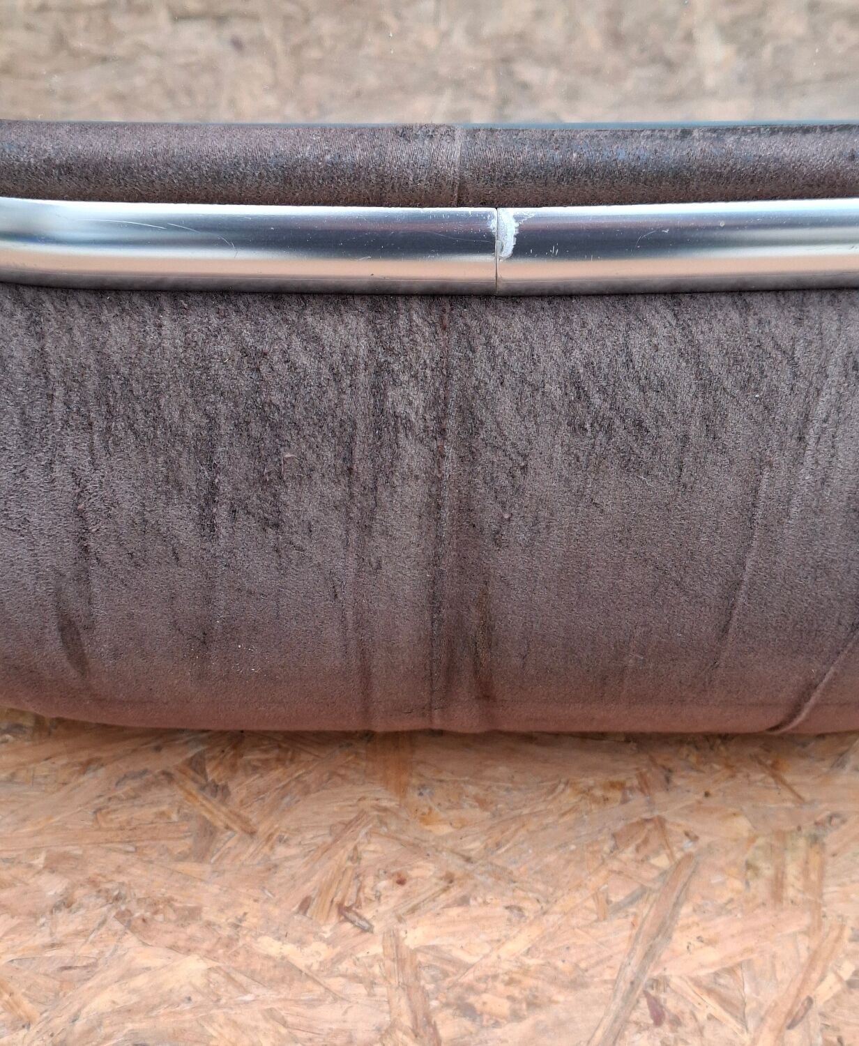 Velvet and mirror coffee table