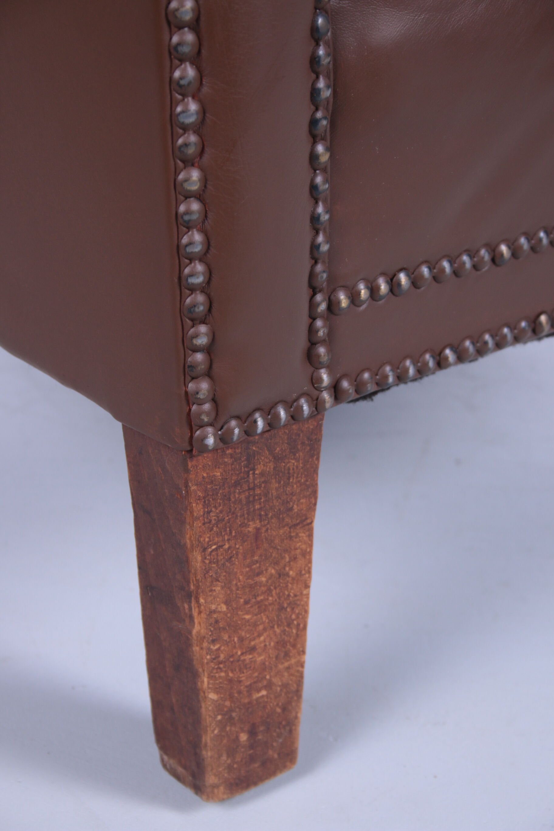 Vintage sheepskin armchair