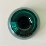 Blown glass vase signed holmegaard 1961