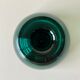Blown glass vase signed holmegaard 1961