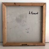 Tableau Abstrait Huile au Couteau