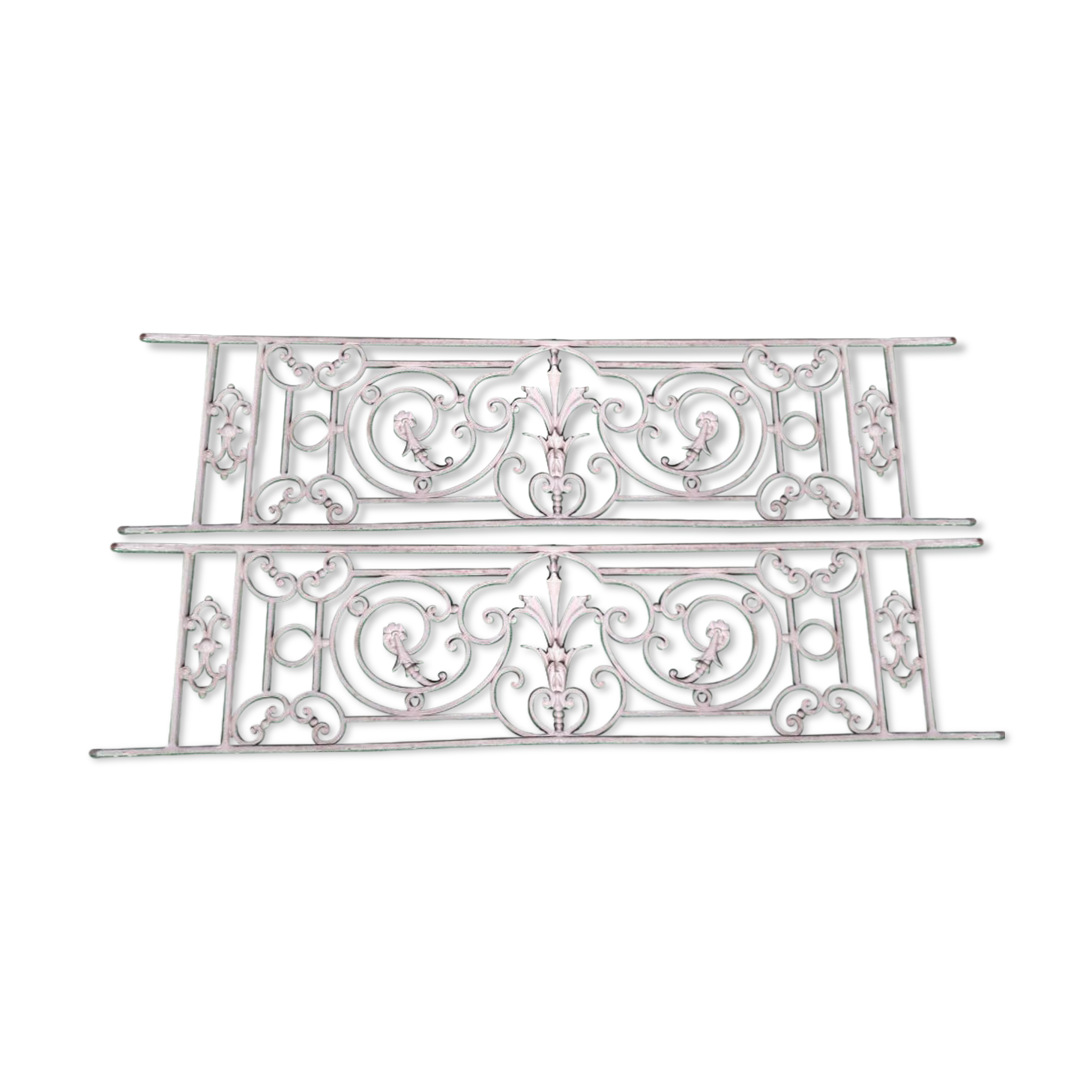 Pair bodyguards 132.5x31cm cast