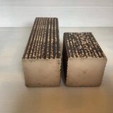 Pair of worked ceramic vases