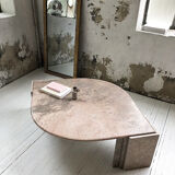 Roche Bobois pink marble table
