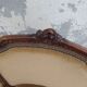Paire de fauteuils corbeille louis XV en Noyer sculpté