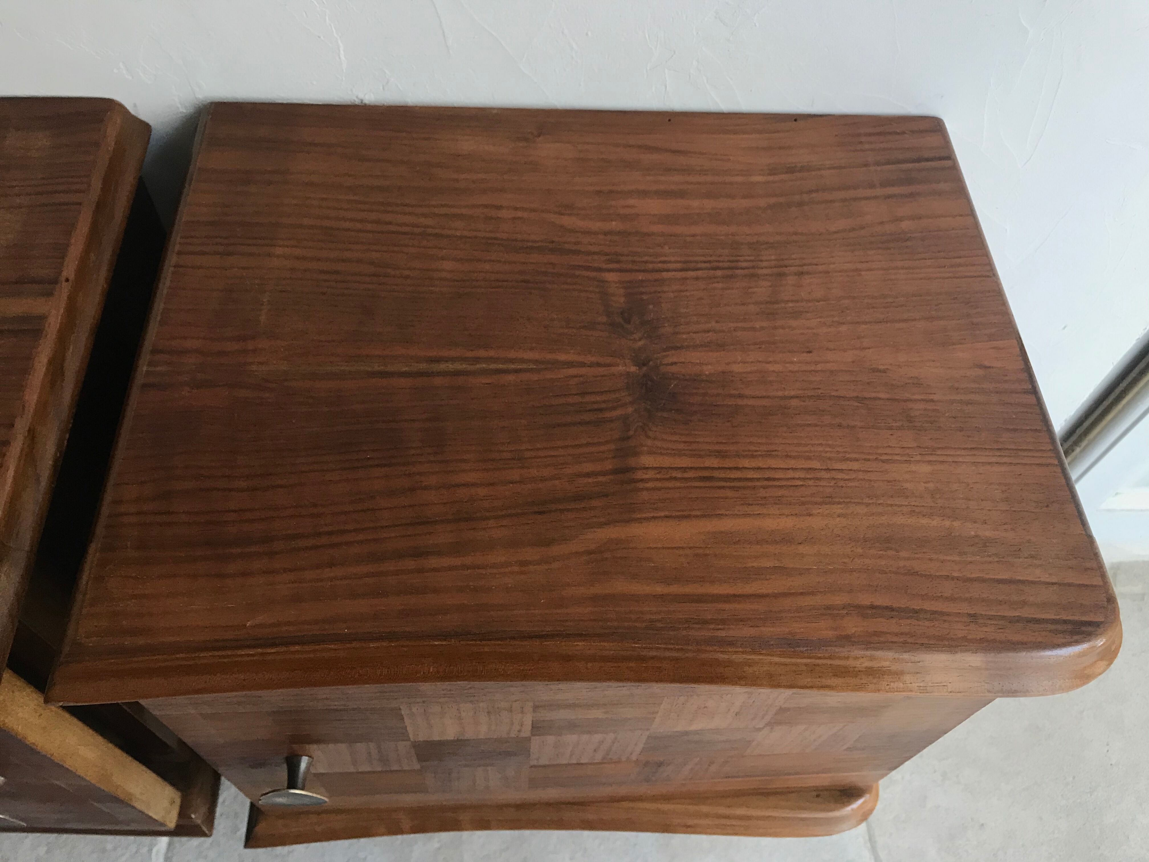 Pair of vintage bedsides