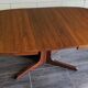 Vintage Baumann extendable teak table, 1970s
