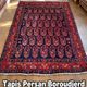 Tapis Persan Boroudjerd fait main 158x116cm