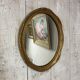 Antique oval mirror (44x33cm)