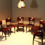 Pub Chairs from Thonet, 1930s, Set of 6, II
