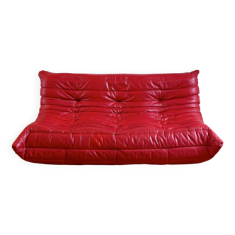 Togo 3 places vintage par Michel Ducaroy pour Ligne Roset.
