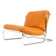 Retro Vintage Danish Leather Lounge Easy Sling Chair Armchair 70s Mid Century