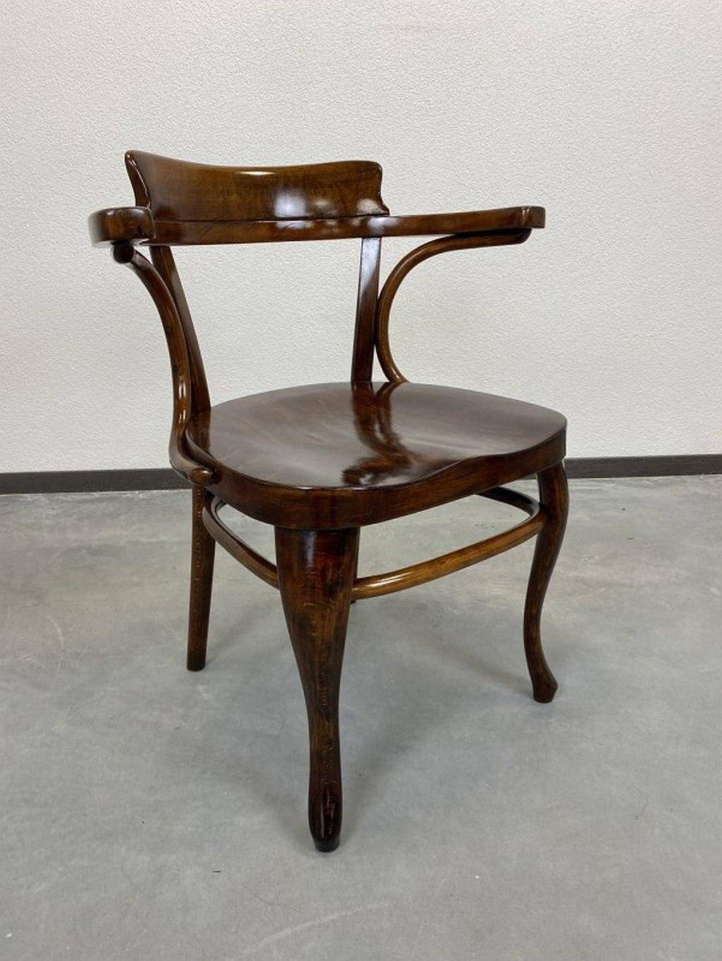 Chaise de bureau n°6150 par Adolf Loos pour Thonet
