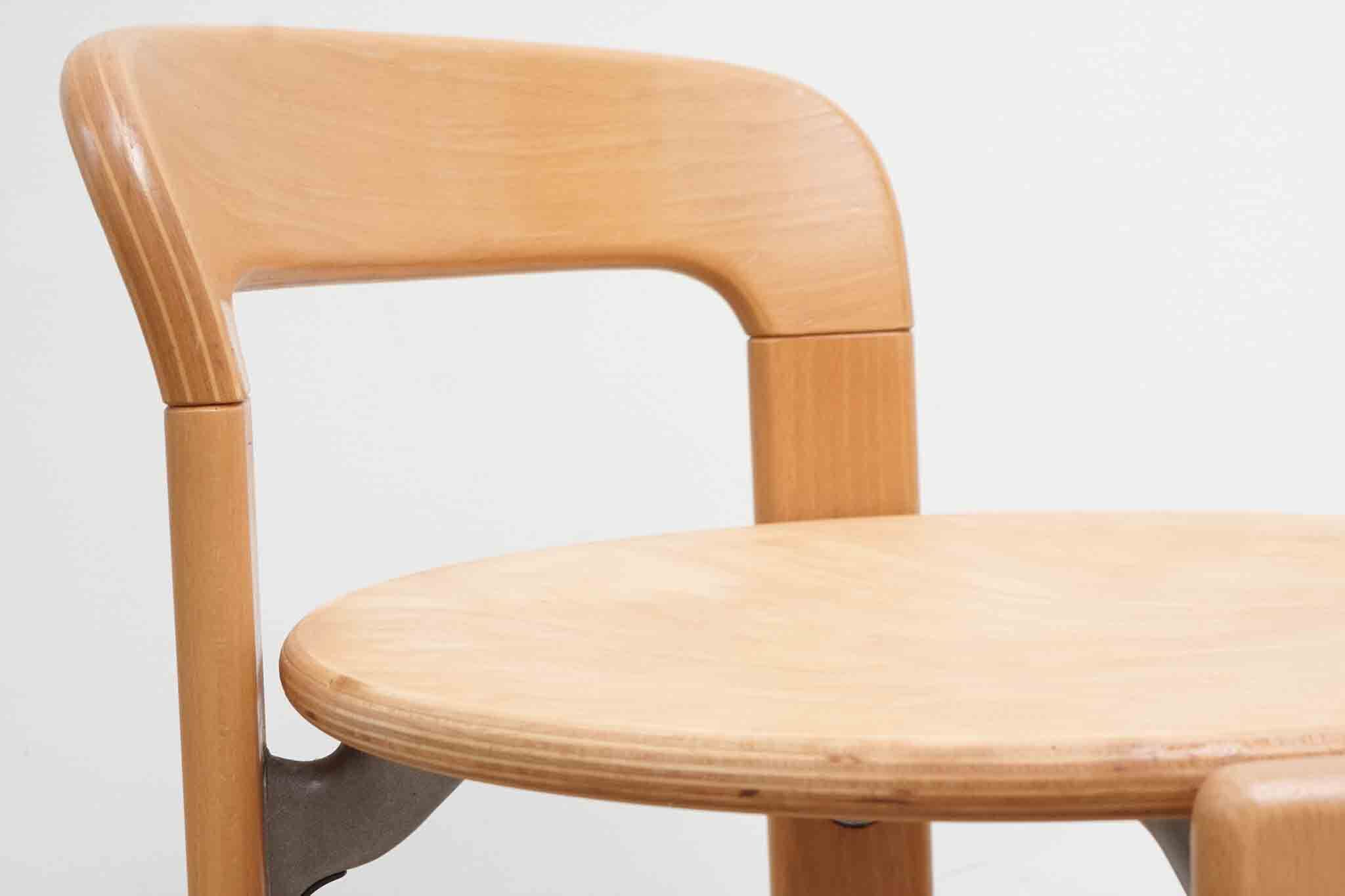 Bruno Rey oak high chair