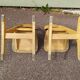 Lot of 2 Casala children's chairs - vintage