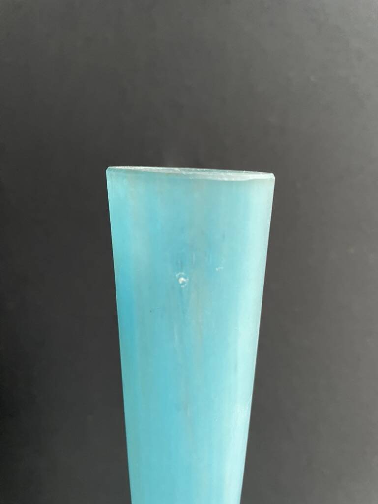 Soliflore vase named “Berluze” – Marmoreal glass – Signed Lorrain by Daum (1925-1934)
