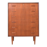 Commode en teck danois des années 1960.