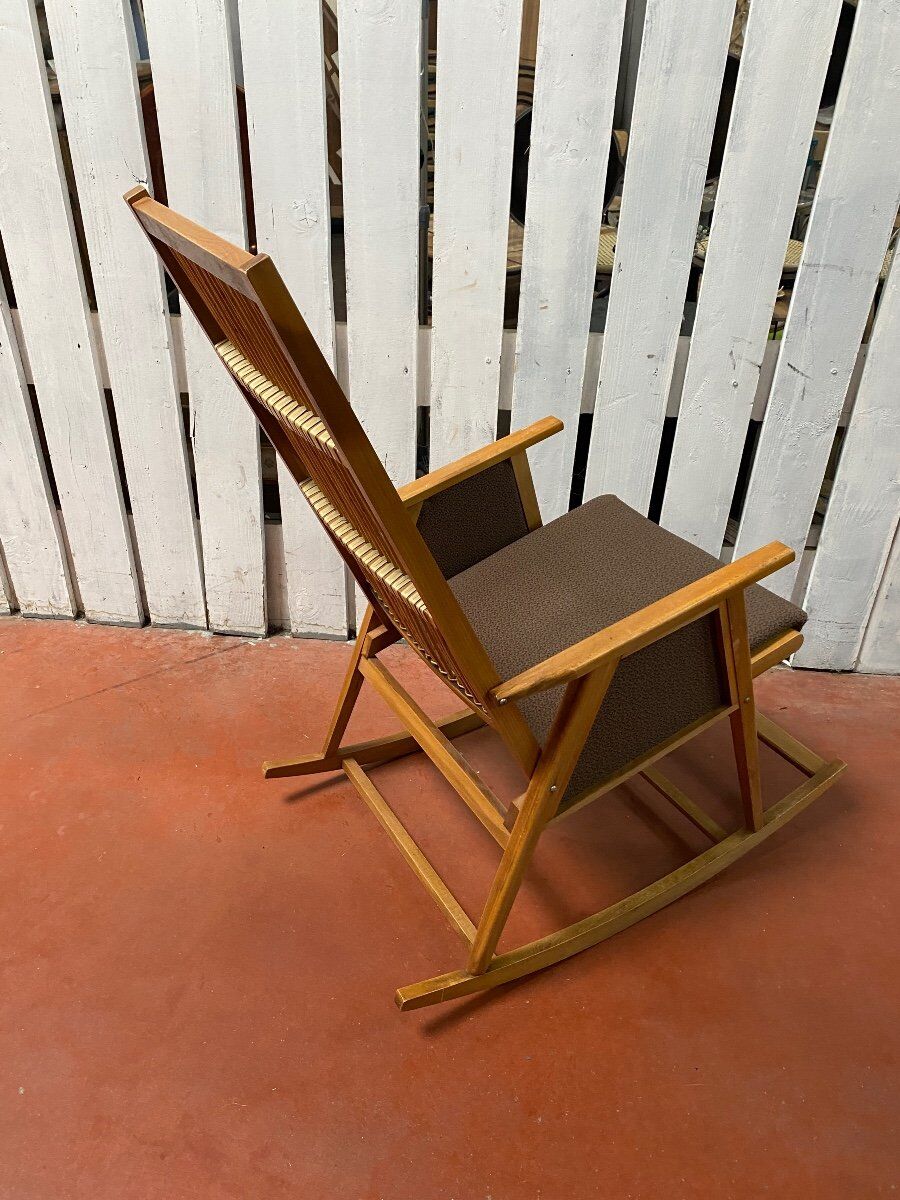Rocking chair by Deutschen Werkstätten Hellerau, circa 60