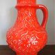 Red vase West Germany