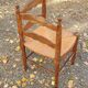 Corner straw chair