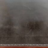 Wooden desk, leather top, extensions