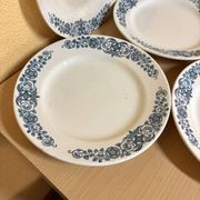 Longchamp Terre De Fer Alesia - 6 flat plates in antique earthenware
