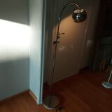 Italian chrome floor lamp 70'S