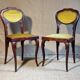 Paire de chaises J&J KOHN art nouveau époque Thonet