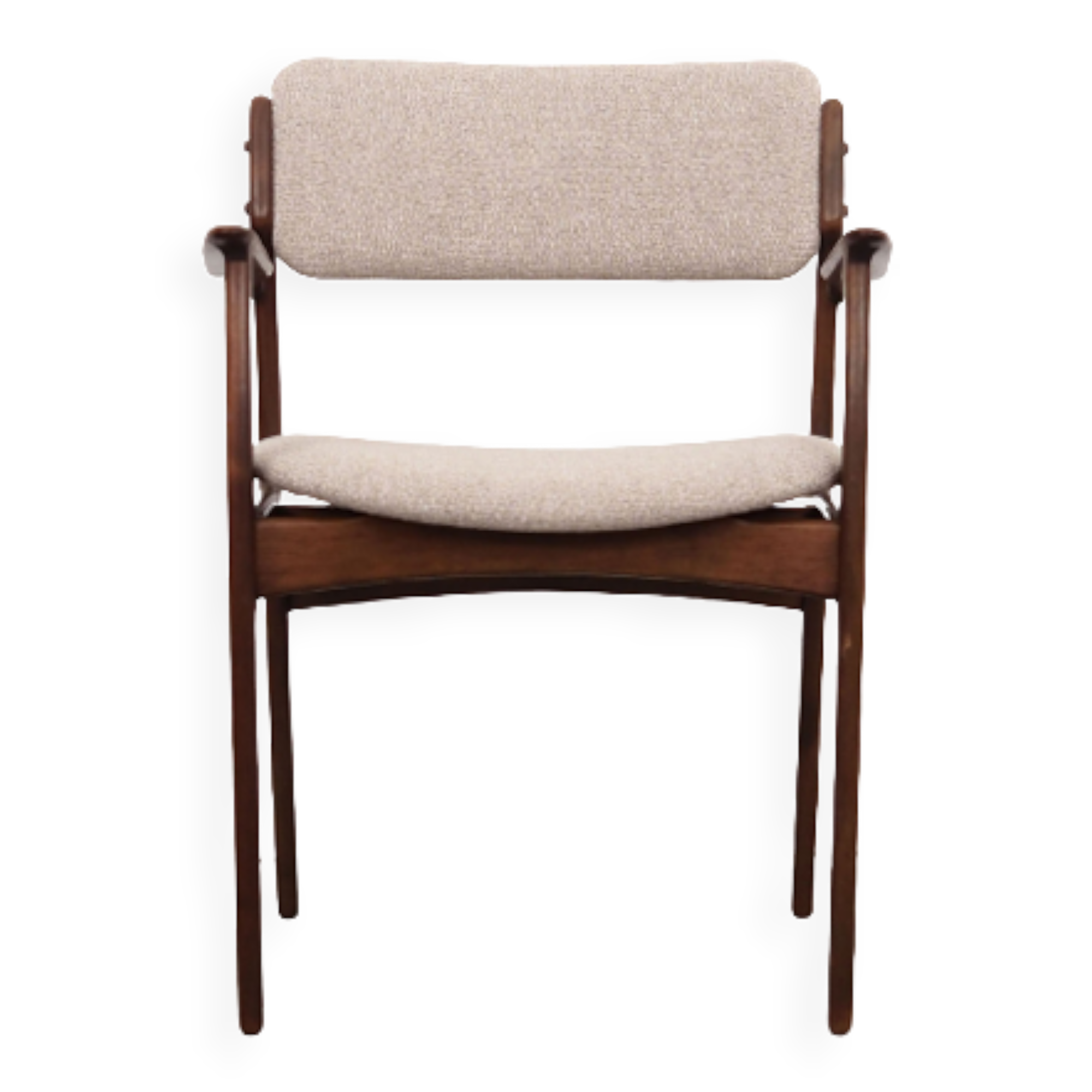 Walnut chair, Danish design, 1960s, designer: Erik Buch