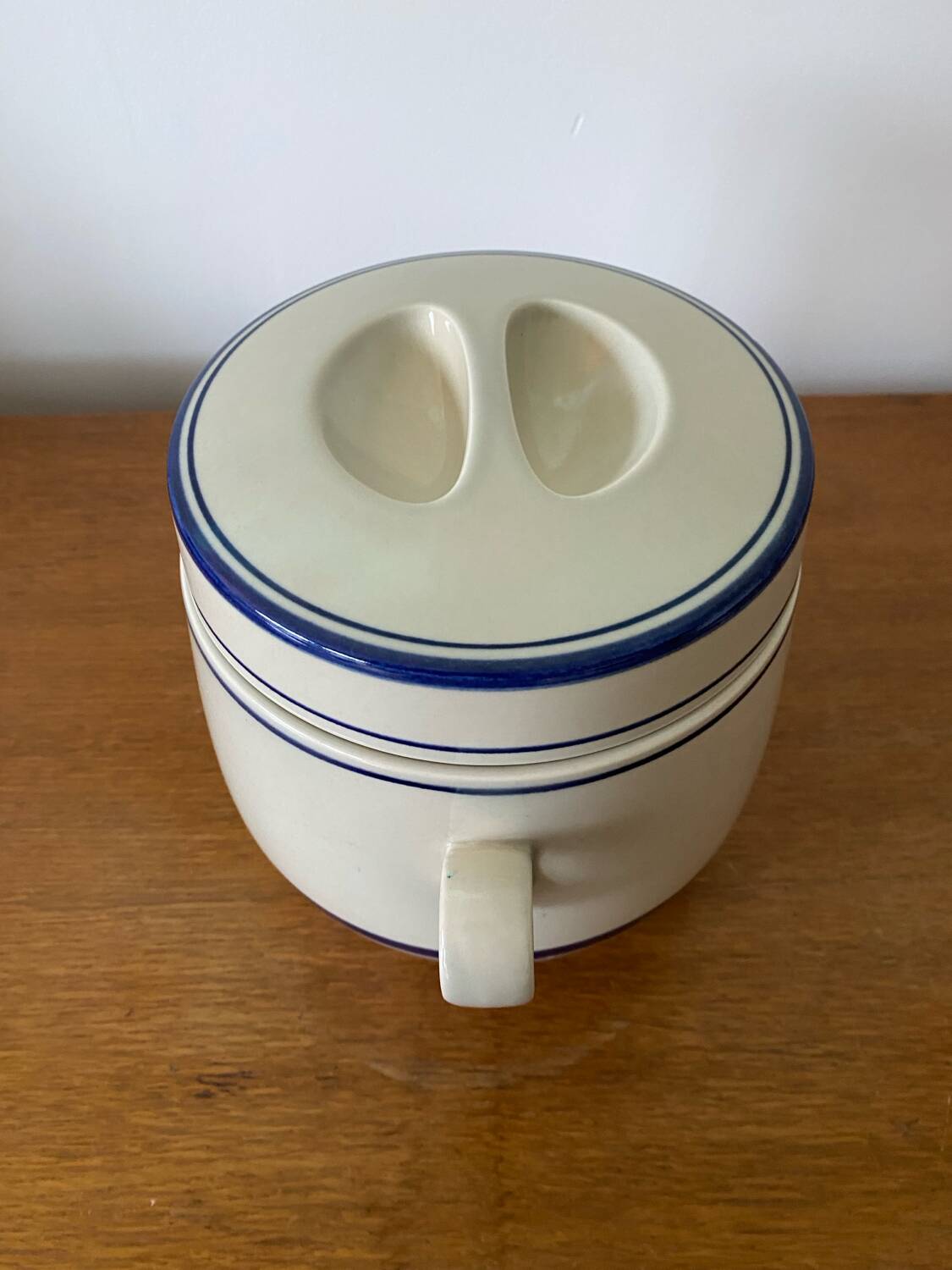 Old terrine stew roserthal ceramic pot made in germany vintage #b9