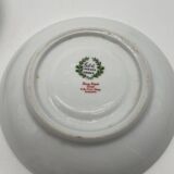 Limoges porcelain head to head coffee service with flower pattern