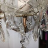 Glass pendant chandelier