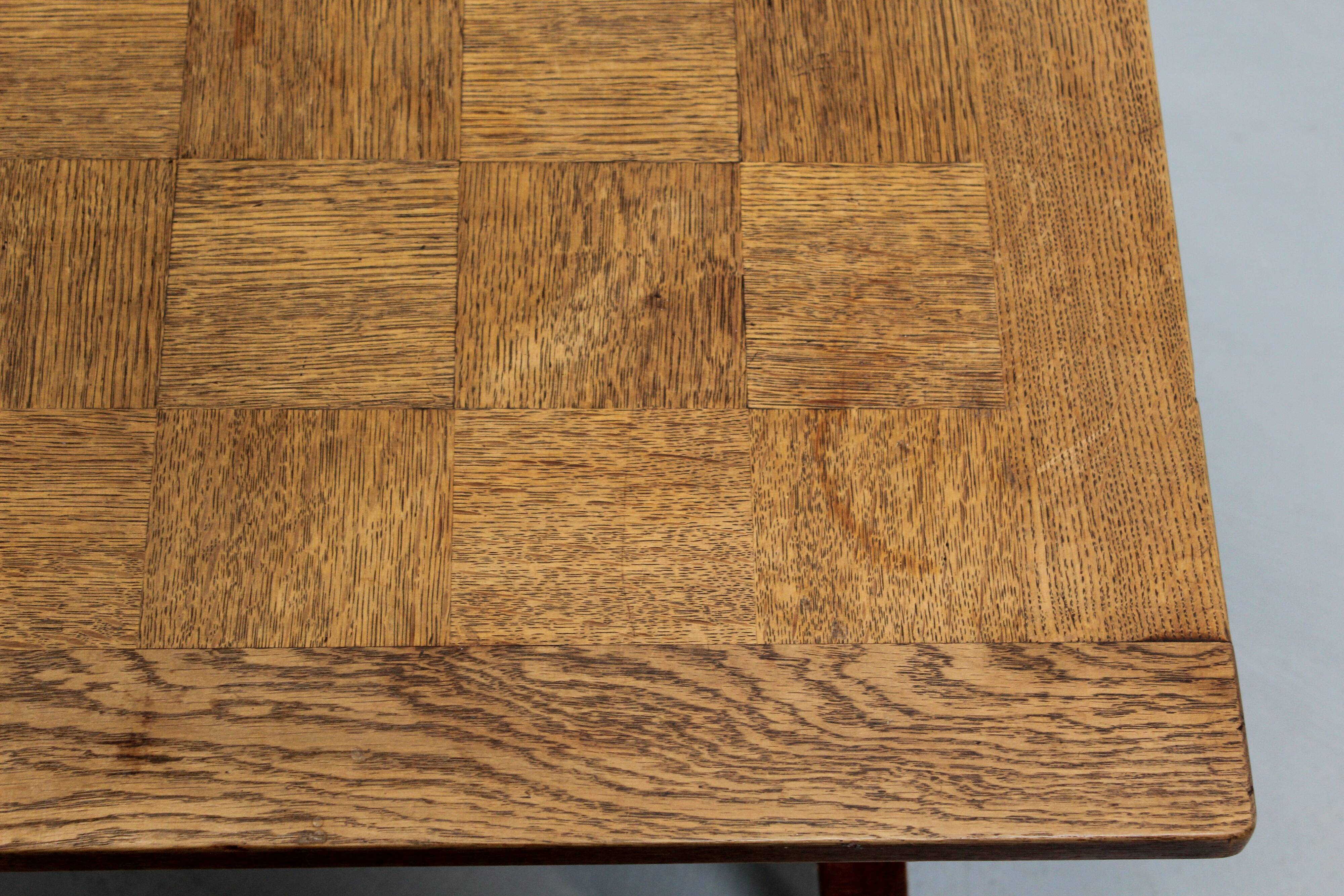 Rustic wooden coffee table