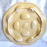 Oyster dish, seafood serving dish, Orfinox oyster dish.