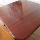 Mahogany side table with shutters