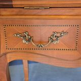 Marquetry slope desk